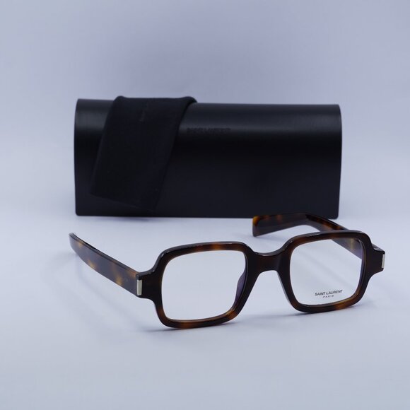 Final Price! Saint Laurent SL720 OPT 003 Havana Eyeglasses 48mm - Picture 1 of 12